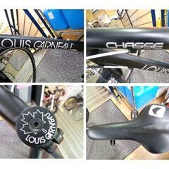 LOUIS GARNEAU クロスバイク CHASSE フレームサイズ470㎜ ブラック 28インチ ルイガノ シャッセ24段変速 西岡店の画像