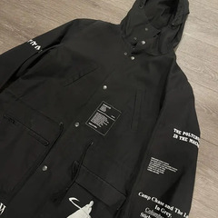 RAF SIMONS 05AW POLTERGEIST期  パッチワーク モッズコートアウター の画像