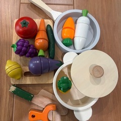 キッチンおもちゃセットの画像