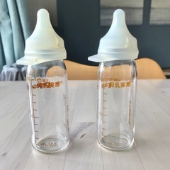 ピジョン　母乳実感　哺乳瓶　100ml　2点　セット　産院用　新生児　ミルクの画像