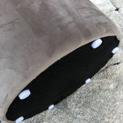 【展示品・未使用品】スツール ベルベット調 収納スツール 椅子 🚚自社配送時💳代引き可🚚(現金、クレジット、スマホ決済対応)の画像