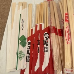 決まりました　割り箸、使い捨てスプーンの画像