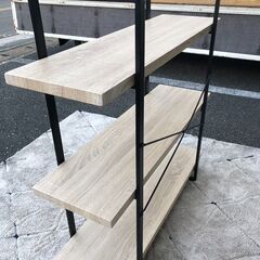 【展示品・未使用品】3段シェルフ ディスプレイラック モルタル調 棚 🚚自社配送時💳代引き可🚚(現金、クレジット、スマホ決済対応)の画像