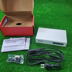 BUFFALO ギガスイッチングハブ LSW4-GT-5NS/WHの画像