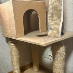キャットタワー 爪研ぎおまけ　突っ張り つっぱり 天井 の画像