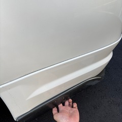 汎用　カーボン柄　リアスプリッターの画像