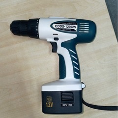 SHINKO　新興製作所　コードレスドライバードリル　CDDS-120CW　電動ドライバー　電動工具　予備バッテリー付　DIY　稼働確認済　中古　③の画像