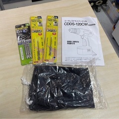 SHINKO　新興製作所　コードレスドライバードリル　CDDS-120CW　電動ドライバー　電動工具　予備バッテリー付　DIY　稼働確認済　中古　③の画像