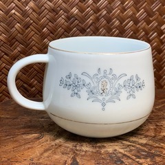 【レトロ洋食器】コーヨー製 コーヒーカップ 2客セット 光洋陶器 アンティーク ビンテージ 良品の画像