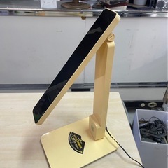オーム電機　調光式デスクライト　ODS-L12　LED　3段階調光　スタンドライト　タッチライト　卓上　照明　電気　稼働確認済　中古　①の画像