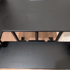 スタンディングデスク サンワサプライ 100-ERD021BK 上下昇降デスクの画像