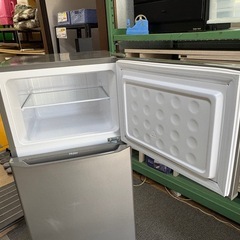 【リサイクルサービス八光】201８年製　ハイアール Haier 冷凍冷蔵庫 （130L・右開き） 2ドア シルバー JR-N130A Sの画像