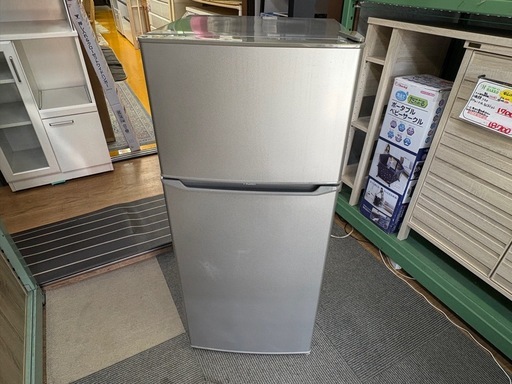 【リサイクルサービス八光】201８年製　ハイアール Haier 冷凍冷蔵庫 （130L・右開き） 2ドア シルバー JR-N130A S