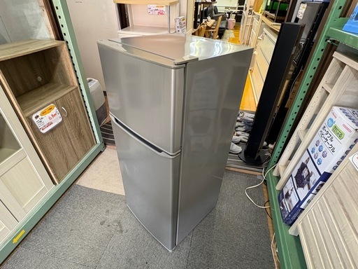 【リサイクルサービス八光】201８年製　ハイアール Haier 冷凍冷蔵庫 （130L・右開き） 2ドア シルバー JR-N130A S