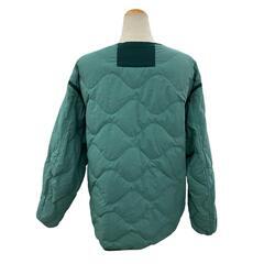 186005 THE NORTH FACE ザ・ノースフェイス ダウンジャケット ND2153N  M グリーン ナイロン/レーヨン メンズ [1000025352237]の画像