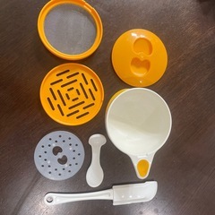 離乳食調理セットと離乳食保存容器 5セット他の画像