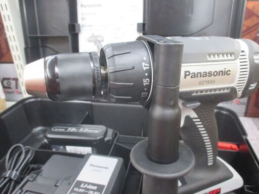 パナソニック EZ7950LJ2S 振動ドリルドライバ 未使用 18V 5.0Ah バッテリー×2 充電器 説明書 ケース 【ハンズクラフト宜野湾店】