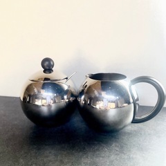 DULTON   ダルトン   シュガーポット　& ミルクピッチャーセットの画像