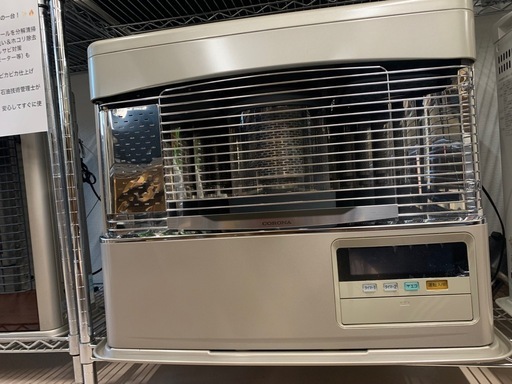 美原店　2022年製 CORONA ストーブ FF式輻射 床暖 UH-F7022PK W ホワイト 木造18畳 コンクリート29畳 コ