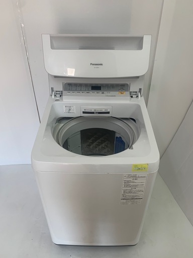 1 Panasonic 8kg洗濯機 2018年製 NA-FA80H5