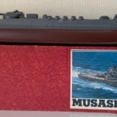 艦橋部欠品 1/250 日本 海軍 戦艦 武蔵 フルディスプレイモデルの画像