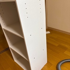 カラーボックス3段　ホワイトの画像