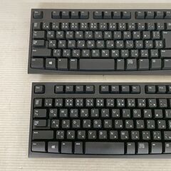 ELECOM TK-FCM062 ブラック キーボード 動作確認済 USB接続キーボード テンキー付き PCパーツ 周辺機器 Y2243の画像