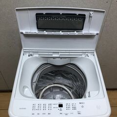 美品 2023年製 極上美品 中古 アイリスオーヤマ 5kg 風乾燥で干し時間短縮 汚れに強いステンレス槽 洗濯機 全自動洗濯機 IAW-T504 2023年製 【糸島市内 送料無料】250916-11の画像