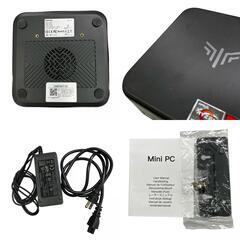 186000 現状品 NiPoGi ミニPC E3B  ブラック 32GB SSD512GB [250820HM080202]の画像