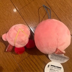 カービィぬいぐるみ2体の画像