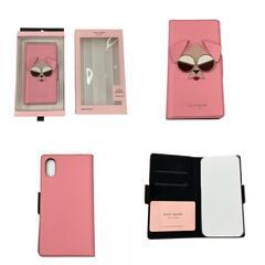 186000 現状品 Kate Spade ケイトスペード スマホケース　iPhone XS/X　mod dog folio モッド ドッグ フォリオ 犬 8aru6214  ピンク rococopink [1000025374758]の画像