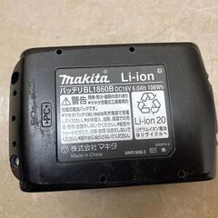 makita マキタ バッテリー マキタ純正 BL1860B 18V 6.0Ah (D6600nhxYM)の画像