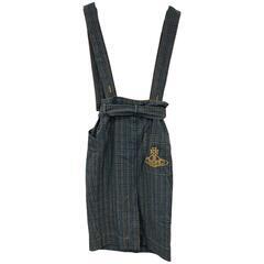 186005 現状品 Vivienne Westwood ヴィヴィアンウエストウッド Vivienne Westwood スカート ブルー　チェック柄 レディース [0000000000089]の画像