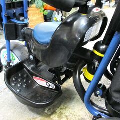ides 幼児用 子供用 三輪車 アイデス カーゴフラス ネイビー CPR-305228 制御棒付きの画像