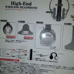 ワイヤレスヘッドホン（新品）の画像