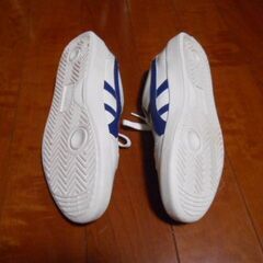 未使用　スニーカー　２５．５～２６．０　男女　上履きにもの画像