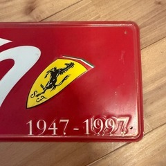 希少レア】Ferrari 純正 50周年記念ナンバープレート フェラーリ