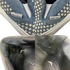 186000 現状品 JIMMY CHOO ジミーチュウ JIMMY CHOO スリッポン 25.5 ブルー メンズ [0000000000097]の画像