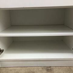 【ジャングルジャングルサカイ石津店】NITORI ニトリ フォルムN キッチンボード 食器棚 レンジ台 クリーニング済 幅60cm  堺市 ホワイト 堺市 西区 堺区 石津の画像