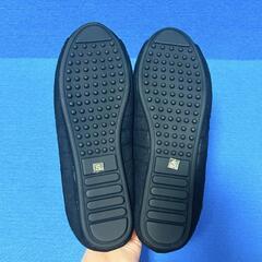 【新品 / un/neu】ラバーソール レースアップ バレエシューズ 軽量 Sの画像