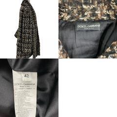 186000 DOLCE&GABBANA ドルチェアンドガッバーナ ロングコート 42 ウール レディース [1000025377797]の画像