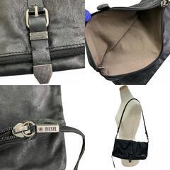 186000 現状品 DIESEL ディーゼル DIESEL ショルダーバッグ ブラック ユニセックス [1000025378237]の画像