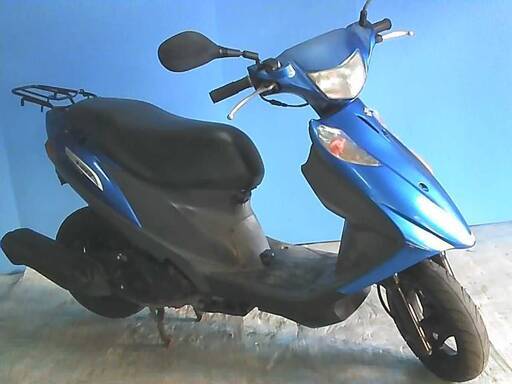 SUZUKI アドレスV125G 青 格安提供車 エンジン始動動画 半額配送