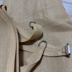 譲る方決まりました！シェード　日よけ　三角　遮光率約90% 美品　庭の画像
