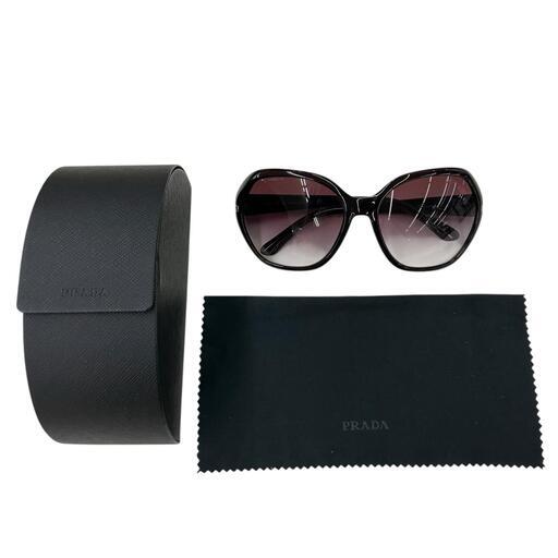 PRADA ブラック サングラス UVプロテクション 186005 現状品 PRADA プラダ PRADA PRADA サングラス ブラック ユニ