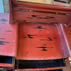 昭和初期のアンティークな鏡台の画像