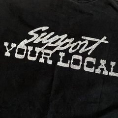 激レア!WTAPS Support YOUR LOCAL BLACK西山徹 愛用の画像