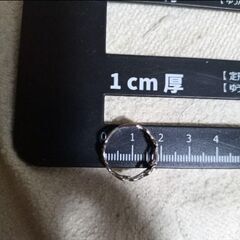 ≒m→→→j18-A（7）シンプルでミニマリストなシルバーリング単品の画像