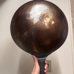 照宝の中華鍋　32cm おたま付きの画像