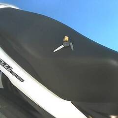 SUZUKI アドレス110-2 白 エンジン始動動画 自賠責保険で乗れます 半額配送キャンペーン 現状渡し諸経費￥0- 横浜 P-Yardの画像